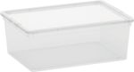 Box fedővel KIS C-box S, 11 liter, átlátszó, 26x37x15 cm