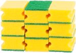 Szivacs Strend Pro, edénymosó szivacs, konyhába, 9x6,5x4 cm, 9 db-os csomag