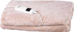 Blanket MagicHome, heated, flannel, beige, 180x130 cm
