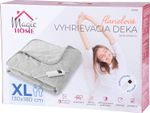 Blanket MagicHome, heated, flannel, grey, 180x130 cm