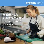 Sharpener MagicHome, for kitchen knives, grinder, 3in1, white, 230V, 20 W