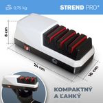 Ostrič MagicHome, na kuchynské nože, brúska, 3v1, biely, 230V, 20 W