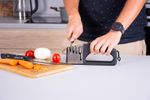 Sharpener MagicHome, for scissors and kitchen knives, grinder, 4in1, black