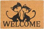 Lábtörlő MagicHome, ajtó elé, Welcome, kókusz/pvc, 40x60 cm