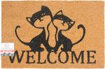 Lábtörlő MagicHome, ajtó elé, Welcome, kókusz/pvc, 40x60 cm