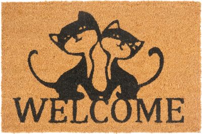 Lábtörlő MagicHome, ajtó elé, Welcome, kókusz/pvc, 40x60 cm