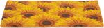 Doormat MagicHome, for door, Sunflowers, coconut/pvc, 45x75 cm