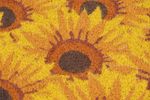 Lábtörlő MagicHome, ajtó elé, Sunflowers, kókusz/pvc, 45x75 cm