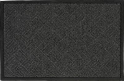 Doormat MagicHome, for entrance, dark grey, 60x90 cm