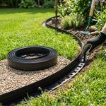 Edge Strend Pro Garden, lawn, elastic, black, L-10 m, 4 cm