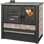 Panonia stove, mocca, left outlet