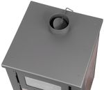 Stove Nova Ceramic, 7.5 kW, 120 mm, mocha