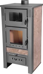 Kályha Pro TAURUS Ceramic, mokka, 12 kW, 120 mm, sütővel