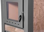 Stove Pro TAURUS Ceramic, mocha, 12 kW, 120 mm, with baking oven