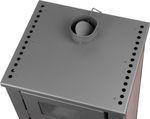 Stove Pro TAURUS Ceramic, mocha, 12 kW, 120 mm, with baking oven