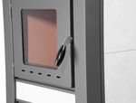 Stove Pro TAURUS Ceramic, white, 12 kW, 120 mm, with baking oven