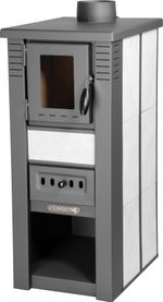 Stove Pro LAVA Ceramic, white, 6.5 kW, 120 mm