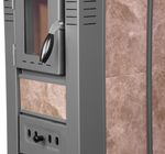 Kályha Pro LAVA Ceramic, mokka, 6,5 kW, 120 mm