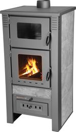 Stove Pro TAURUS Ceramic, grey, 12 kW, 120 mm, with baking oven