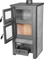 Kályha Pro TAURUS Ceramic, szürke, 12 kW, 120 mm, sütővel