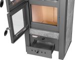 Stove Pro TAURUS Ceramic, grey, 12 kW, 120 mm, with baking oven