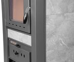Kályha Pro TAURUS Ceramic, szürke, 12 kW, 120 mm, sütővel