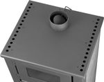 Kályha Pro TAURUS Ceramic, szürke, 12 kW, 120 mm, sütővel