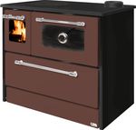 Tűzhely 701-G OMEGA Kuzine, 9,1 kW, üveggel, barna, jobb csatlakozó