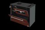 Cooker 701-G OMEGA Kuzine, 9.1 kW, with glass, brown, right outlet