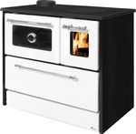 Tűzhely 701-G OMEGA Kuzine, 9,1 kW, üveggel, fehér, bal oldali kivezető