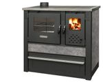 Kályha Pro PANONIA Ceramic, 10 kW, szürke, bal oldali kivezető