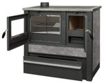 Kályha Pro PANONIA Ceramic, 10 kW, szürke, bal oldali kivezető