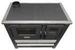 Stove Pro PANONIA Ceramic, 10 kW, grey, left outlet