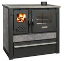 Stove Pro PANONIA Ceramic, 10 kW, grey, right outlet