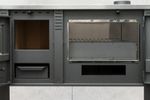 Kályha Pro PANONIA Ceramic, 10 kW, szürke, jobb oldali kivezető