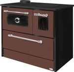 Stove 701-G OMEGA Kuzine, with glass, brown, left outlet