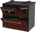 Cooker 701-G OMEGA Kuzine, 9.1 kW with glass, brown, left outlet