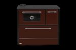 Stove 701-G OMEGA Kuzine, with glass, brown, left outlet
