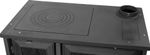 Stove 801 STELA, right outlet, black