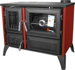 Stove 801 STELA, right outlet, burgundy