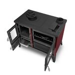 Cooker 801 STELA, 9.1 kW, right outlet, burgundy