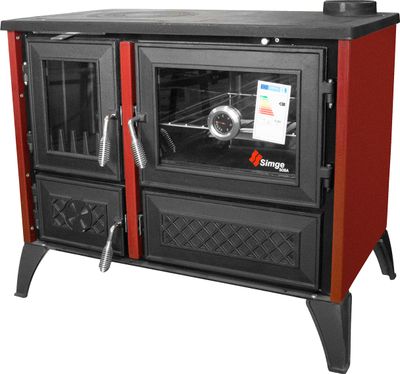 Tűzhely 801 STELA, jobb oldali kivezetés, bordó
