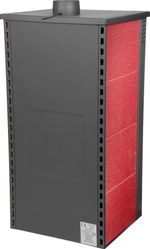 Kályha Pro TAURUS Ceramic, piros, 12 kW, 120 mm, sütővel