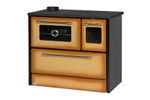 Stove 701-G OMEGA Kuzine, with glass, cappuccino, left outlet