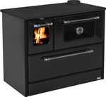 Tűzhely 701-G OMEGA Kuzine, 9,1 kW, üveggel, fekete, jobb csatlakozó