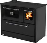 Tűzhely 701-G OMEGA Kuzine, 9,1 kW, üveggel, fekete, bal oldali kivezető