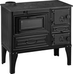 Cooker 304 Tuglali Kuzine, 9.6 kW, black, left