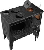 Stove 304 Tuglali Kuzine, black, left
