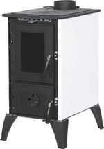 Kályha 806 IGLO, 9 kW, öntöttvas, fehér