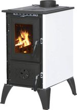 Kályha 806 IGLO, 10,69 kW, öntöttvas, fehér